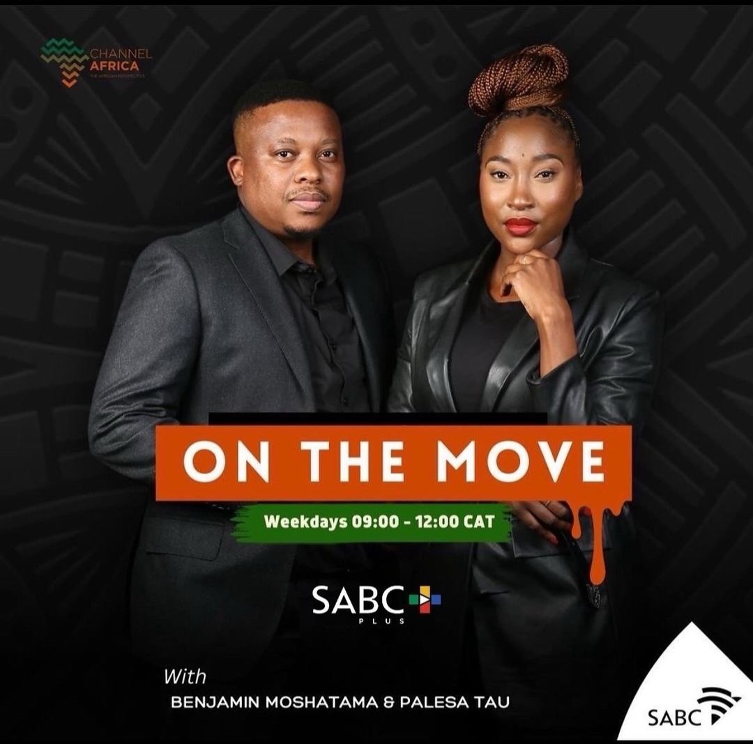 Channel Africa (@channelafrica1) on Twitter photo It's #ChooseDay, โ๏ธand you've chosen to be #OnTheMove with <a href="/BMoshatama/">benjamin_moshatama</a> & <a href="/taupalesavoice/">Palesa Tau</a>
For news, views, and entertainment broadcasted from the #AfricanPerspective,
Tune In:
๐บ:<a href="/SABCPlus/">SABC+</a> app |DSTV 802|Open View 628
๐: bit.ly/SoundaAfrica
#ChannelAfrica It's #ChooseDay, โ๏ธand you've chosen to be #OnTheMove with <a href="/BMoshatama/">benjamin_moshatama</a> & <a href="/taupalesavoice/">Palesa Tau</a>
For news, views, and entertainment broadcasted from the #AfricanPerspective,
Tune In:
๐บ:<a href="/SABCPlus/">SABC+</a> app |DSTV 802|Open View 628
๐: bit.ly/SoundaAfrica
#ChannelAfrica