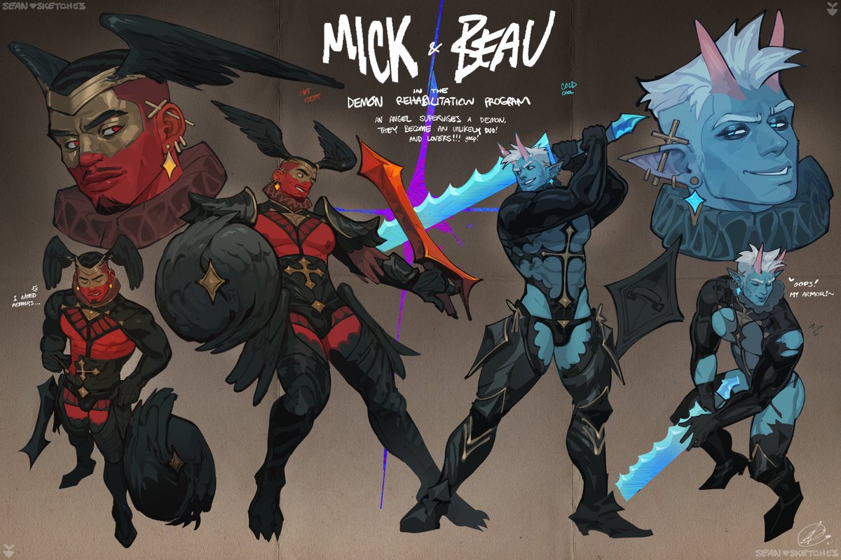 Mick and Beau
More of these armor guys, armor being a generous term lol