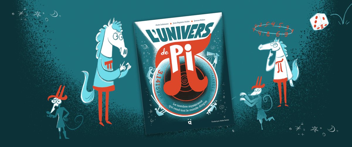 Pour la semaine des Maths, et le #PiDay2025 qui aura lieu vendredi, un très beau (et bon) livre pour découvrir une histoire bien remplie, et bien racontée! 
Dès le c3, les élèves de collège auront plaisir à  parcourir l'Univers de Pi ! Chouette adaptation! Bravo <a href="/Helvetiq/">HELVETIQ</a> ! 😍