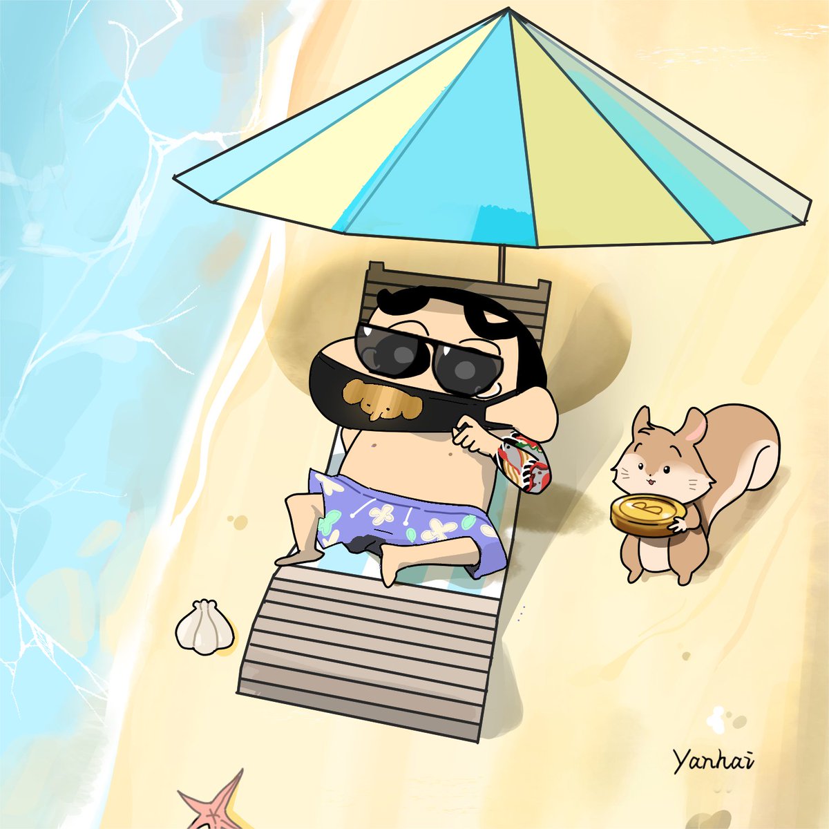 YanHaiCrypto's tweet photo. @Abstralysis @_Crypto777 这个抽象学院专属NFT很喜欢

成也松鼠，败也松鼠 很有纪念意义

希望学院越来越好！ https://t.co/FNjTQ7flne
