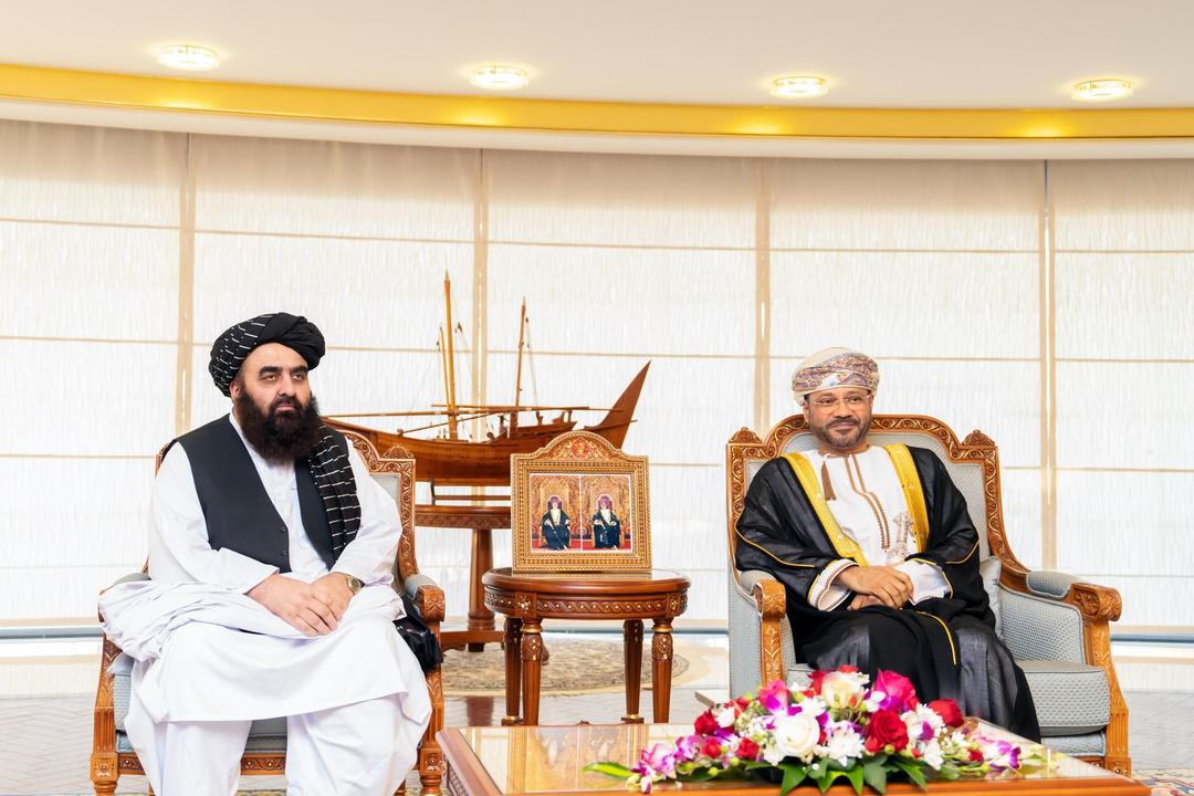 1/2 The Minister of Foreign Affairs of the Islamic Emirate of Afghanistan meets with the Minister of Foreign Affairs of the Sultanate of Oman

The Minister of Foreign Affairs of the Islamic Emirate of Afghanistan, His Excellency Maulvi Amir Khan Muttaqi, met with...