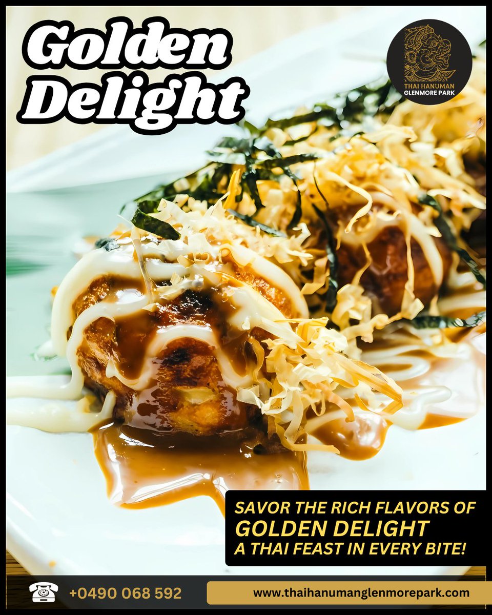 thai_hanuman's tweet photo. GOLDEN DELIGHT
SAVOR THE RICH FLAVORS OF GOLDEN DELIGHT A THAI FEAST IN EVERY BITE!
Order now on Menulog or Uber Eats! 🚀
📍 Visit us at Glenmore Park, NSW 2745 - Sydney, Australia
📞 Contact: 0490-068-582
🌐 Order Now: https://t.co/6aeKkD0AWs
#ThaiHanuman #GoldenDelight https://t.co/tQMFQYwCgn