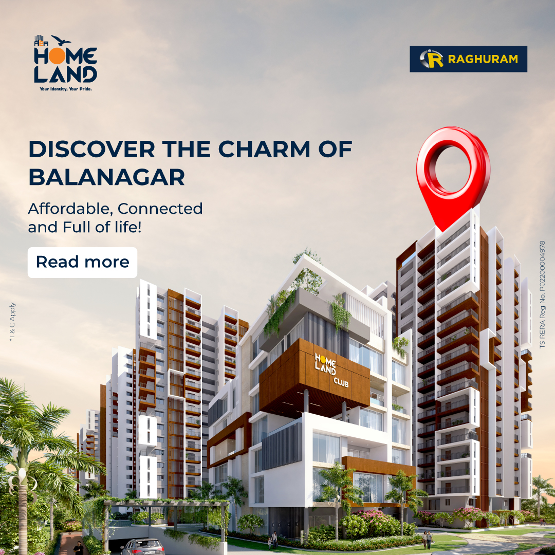RaghuramGroup's tweet photo. Looking for comfort &amp; convenience? @A2AHomeland, #Balanagar offers affordable homes, excellent connectivity, green spaces, &amp; all the amenities you need for a perfect living experience! https://t.co/ZKIEr6p9yw @Raghuraminfra @Raghuramgroup #gatedcommunity https://t.co/3ARWI6Nlyu