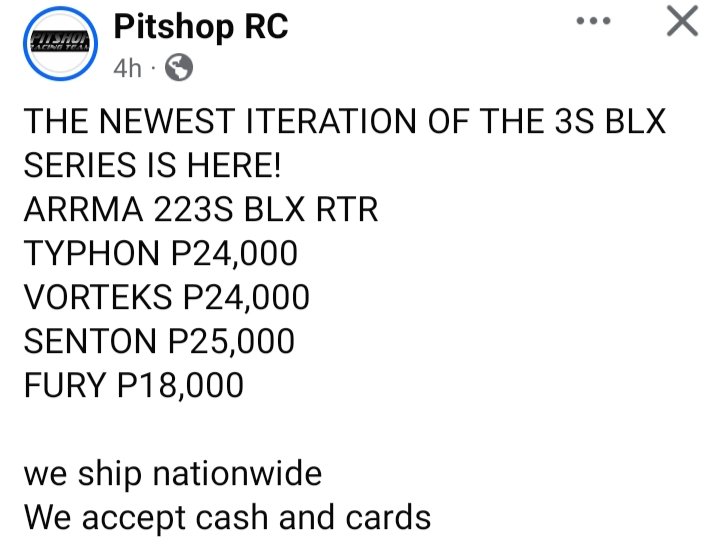 zal_rc's tweet photo. ⚠️🏁LATEST ARRMA RC CARS NOW AVAILABLE at our favorite RC shop in the Philippines 👉 PITSHOP RC ❤️👍💪🏁⚠️ 

CTTO Pitshop RC https://t.co/DAOgqTv1K0