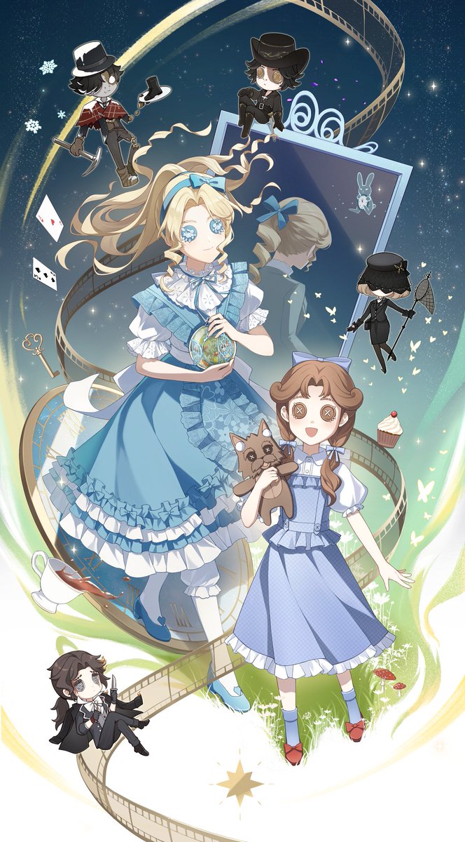 #第五人格 #IdentityV 
记忆余烬组的演绎之星！爱丽丝和小回忆真是两个萌萌的蓝莓小蛋糕～