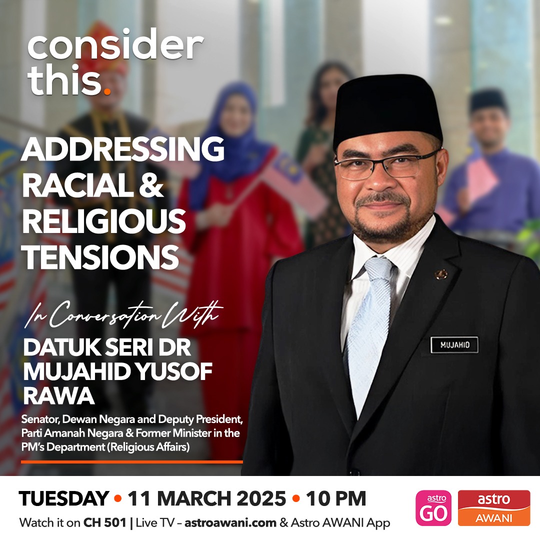 Mujahid Yusof Rawa (@mujahidrawa) on Twitter photo Malam ini boleh dengar pandangan saya dalam isu hubungan tegang agama dan kaum di negara kita <a href="/501Awani/">Astro AWANI</a> Malam ini boleh dengar pandangan saya dalam isu hubungan tegang agama dan kaum di negara kita <a href="/501Awani/">Astro AWANI</a>