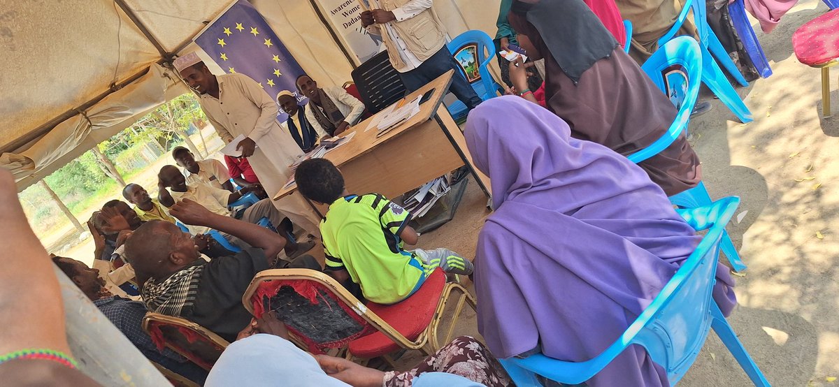 Community Dialogue on legal documentation with refugee leaders in IFO camp in partnership with DRS. #Pleadyetu