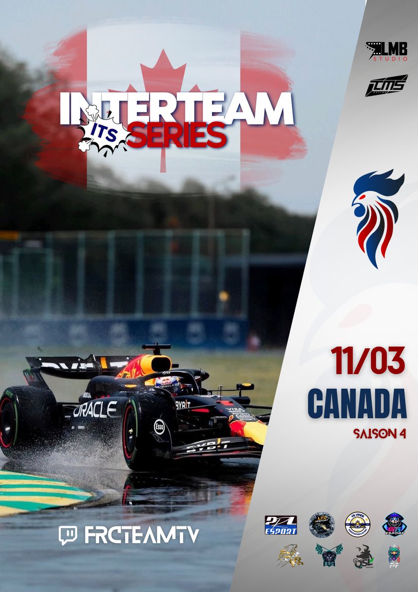 Interteam Series 

Cap sur Montréal pour cette septième manche !

Le circuit Gilles-Villeneuve nous réserve-t-il une surprise, peut-être la pluie ?

Réponse en direct ce soir dès 21h !