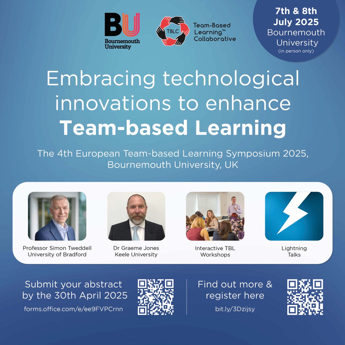 Jonny Branney (@jonnybranney) on Twitter photo 👇Register now and submit your abstract! 👇 <a href="/simontweddell/">Prof. Simon Tweddell</a> <a href="/KeeleTBL/">Keele TBL Group</a> <a href="/TBLearning/">TBL Collaborative</a> <a href="/amobrien28/">Dr Anne Marie O'Brien</a> <a href="/heblau/">Laura Green</a> <a href="/ABancroft_BU/">Adam Bancroft</a> <a href="/bournemouthuni/">Bournemouth Uni</a> <a href="/CWLTH_BU/">Centre for Wellbeing and Long-Term Health</a> <a href="/drgemmaquinn/">Gemma Quinn</a> <a href="/DebbieHolley1/">Dr Debbie Holley</a> <a href="/suebecks/">Sue Beckingham 🎓 💻 💡</a> 👇Register now and submit your abstract! 👇 <a href="/simontweddell/">Prof. Simon Tweddell</a> <a href="/KeeleTBL/">Keele TBL Group</a> <a href="/TBLearning/">TBL Collaborative</a> <a href="/amobrien28/">Dr Anne Marie O'Brien</a> <a href="/heblau/">Laura Green</a> <a href="/ABancroft_BU/">Adam Bancroft</a> <a href="/bournemouthuni/">Bournemouth Uni</a> <a href="/CWLTH_BU/">Centre for Wellbeing and Long-Term Health</a> <a href="/drgemmaquinn/">Gemma Quinn</a> <a href="/DebbieHolley1/">Dr Debbie Holley</a> <a href="/suebecks/">Sue Beckingham 🎓 💻 💡</a>
