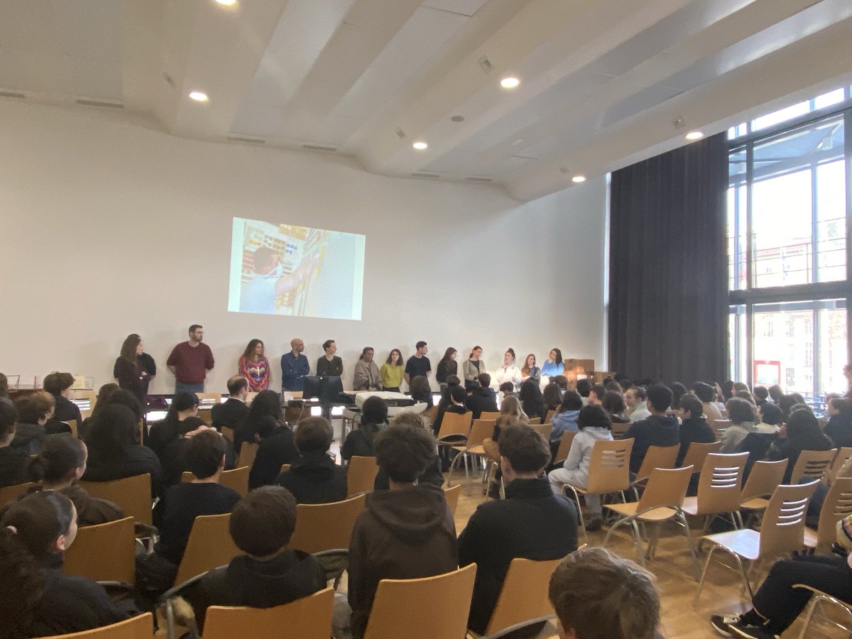 Dernière intervention de l’association De L’Or dans les mains auprès de nos élèves de 4e #artisanat #parcoursavenir