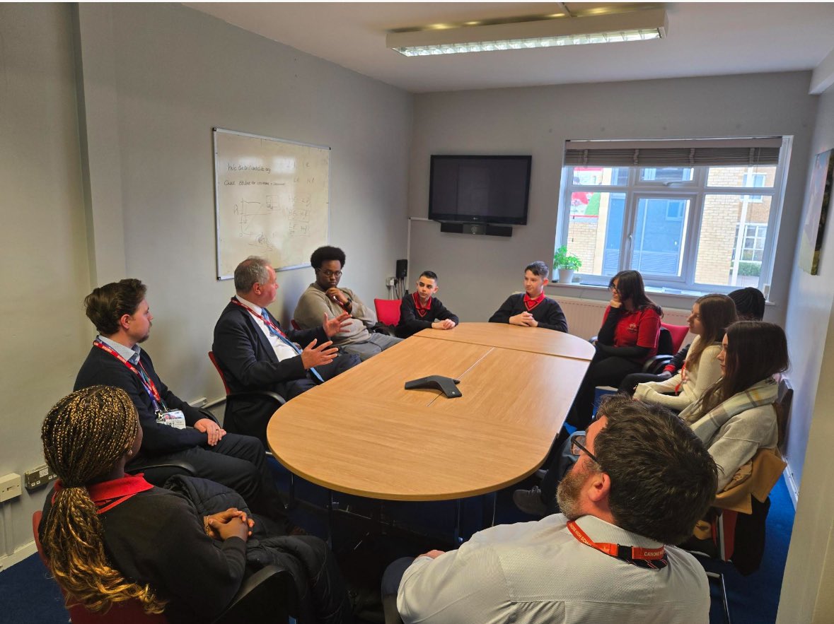 Canons High School (@canons_harrow) on Twitter photo Great to welcome <a href="/BobBlackman/">Bob Blackman</a> to Canons to tour the school and speak to members of our student government! #CanonsHighOpportunity Great to welcome <a href="/BobBlackman/">Bob Blackman</a> to Canons to tour the school and speak to members of our student government! #CanonsHighOpportunity