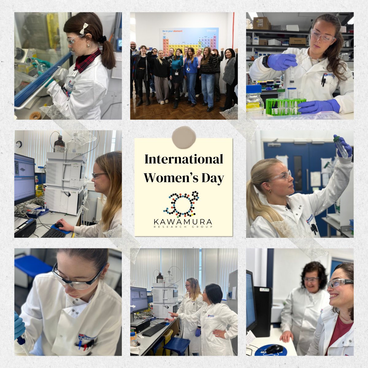Happy #InternationalWomensDay2025 ! At Newcastle University, our #ChemicalBiology research teams are proud to support and collaborate with women in STEM. Let's continue to ensure opportunities for growth and success are accessible to all. 💪  #IWD2025 #WomenInScience