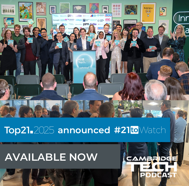 CamTechPod's tweet image. Last week marked the 7th annual #21toWatch awards, a key event in the Cambridge startup scene that recognises rising talent across People, Companies, and Things. This year's list is dominated by groundbreaking innovations in neuroscience and medtech
#CamTechPod
