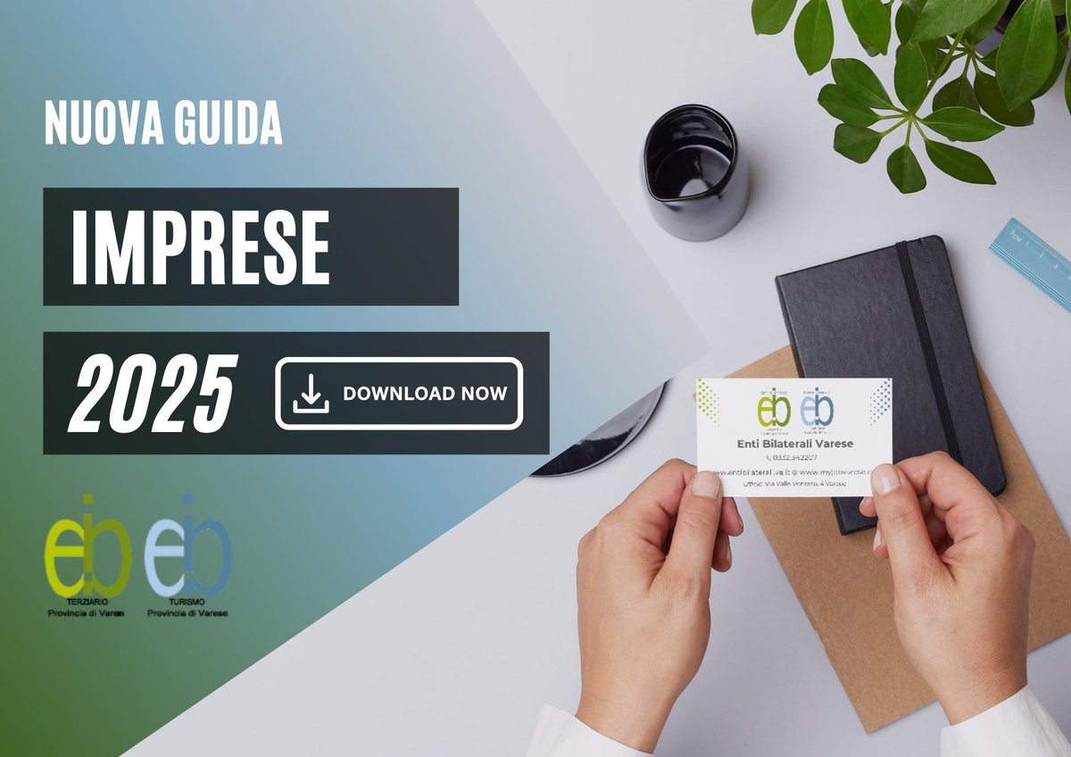 entibilaterali's tweet photo. 🔹PRESTAZIONI ASSISTENZIALI per imprese e lavoratori
🔛 ONLINE le 𝐧𝐮𝐨𝐯𝐞 𝐆𝐔𝐈𝐃𝐄 𝟐𝟎𝟐𝟓!

👉 https://t.co/ZJbxatDB1E

#entibilateralivarese #sussidi #prestazioni #aiuti #novita2025 #sostegnoalreddito #welfare https://t.co/1A6SLBhOXe