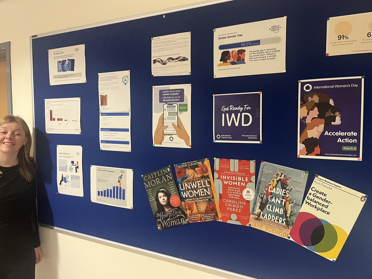 Jorden Gerring (She/Her) 🏳️🌈 (@jordengerring) on Twitter photo Just popped down to see the IWD board <a href="/UHDBLibrary/">(We have moved) UHDB Library & Knowledge Service</a> <a href="/UHDBTrust/">University Hospitals of Derby and Burton NHS FT</a>
What a great resource and some really thought provoking stats on there.
Some great suggestions of literature too. It will be there for a few weeks so please pop down and have a look Just popped down to see the IWD board <a href="/UHDBLibrary/">(We have moved) UHDB Library & Knowledge Service</a> <a href="/UHDBTrust/">University Hospitals of Derby and Burton NHS FT</a>
What a great resource and some really thought provoking stats on there.
Some great suggestions of literature too. It will be there for a few weeks so please pop down and have a look