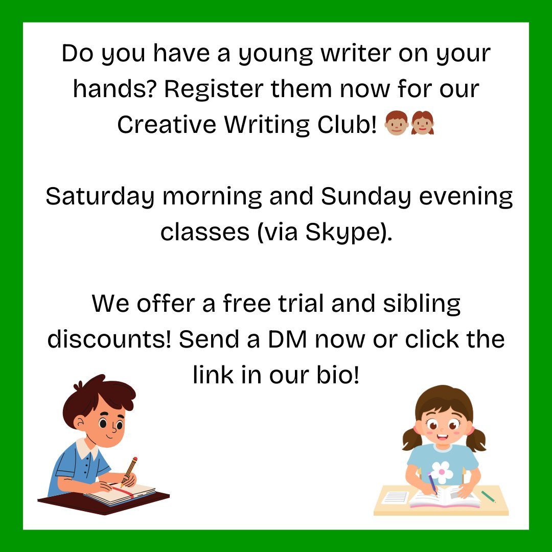 AccomplishPress's tweet image. 😑

#creativewriting #creativewritingcourse #creativewritingacademy #aspiringauthor #aspiringwriter #writingtips #writingcourse #writingcommunity #indieauthor #selfpublishing #accomplishpress #writewithtolulope