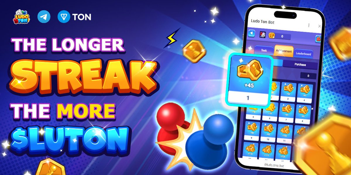 LudoTONGame's tweet photo. 🔗 The Longer Streak - The More $LUTON Reward! 🔗

✨ They say fortune favors the bold—but in LudoTON, it favors the consistent! 

🎁 Keep that check-in streak going and watch your $LUTON rewards grow bigger every day!

🚀 What's the longest streak you have done so far? Tell us below and Let’s see who’s the real streak master! 🚀

#LudoTON #Ludogame #PlayToAirdrop #TON