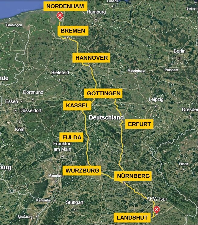 Da bahnt sich was an... Gefährlicher &amp; unnötiger Atommülltransport durch Deutschland "im Frühjahr" geplant. Mögliche Strecken &amp; aktuelle Infos zum Termin: castor-stoppen.de/ticker/ #castor2025 #akw #atomkraft #antiatom #atommüll