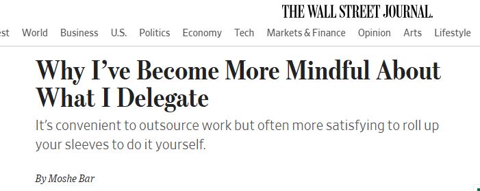 חוקר המח, פרופ' <a href="/moshe1bar/">moshe bar</a>  במאמר מרתק שפורסם ב <a href="/WSJ/">The Wall Street Journal</a> ,  מדבר בשבחי הDIY. פרופ' בר מרחיב על "אפקט איקאה" ומה קורה למח שלנו בזמן שאנחנו יוצרים משהו בעל משמעות לאחרים.  <a href="/GondaBrain/">Gonda Brain Research Center</a> wsj.com/health/wellnes…