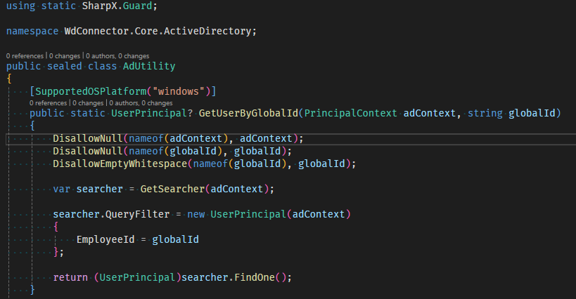 coder6_'s tweet image. With &quot;using static&quot; you can simplify your arguments validation syntax.

#CSharp #DotNet #CodeDesign
