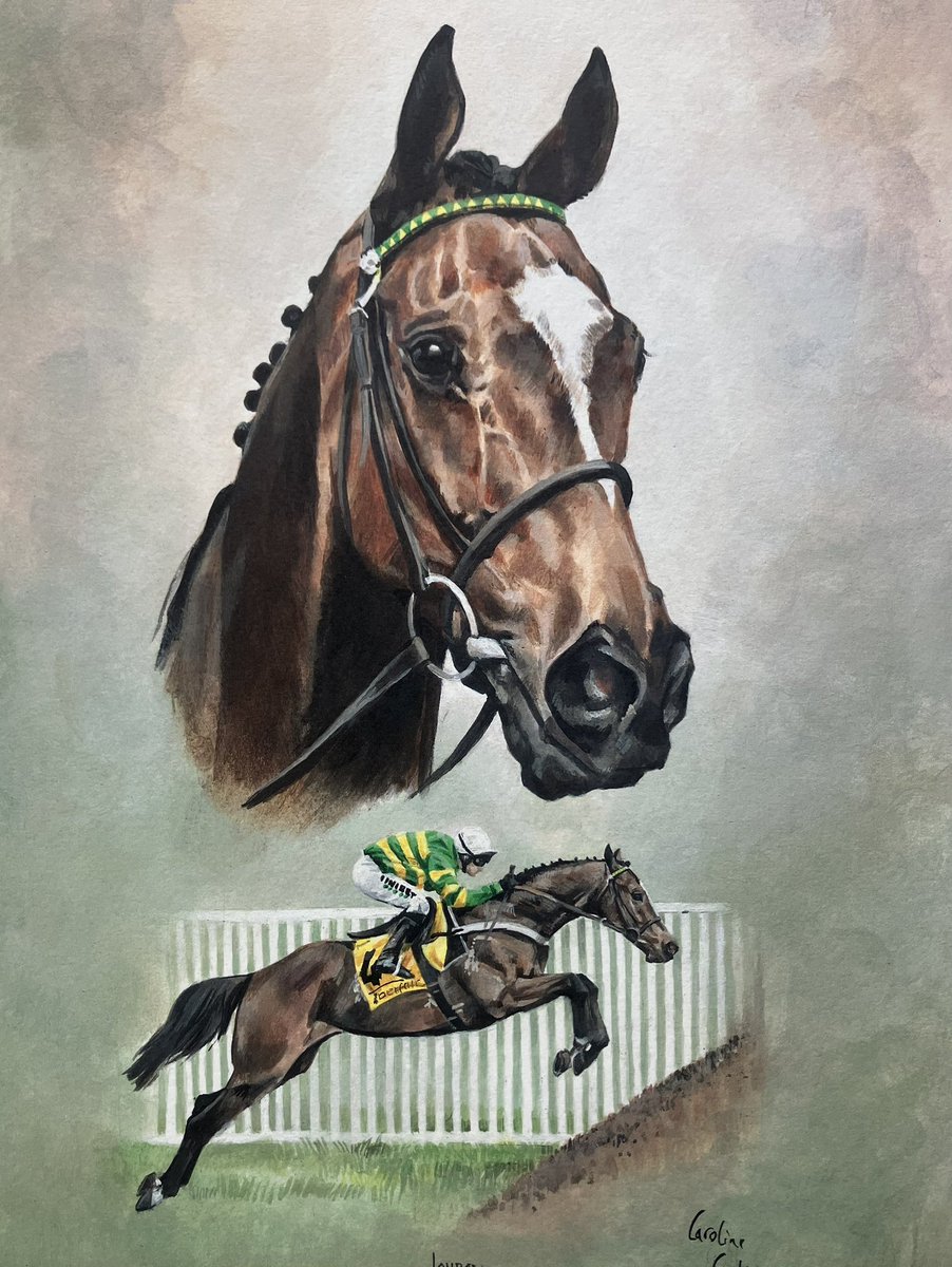 Cheltenham Giveaway competition. To have a chance of winning one of these 4 Limited Edition prints, simply follow me, comment with your favourite and repost. Constitution Hill, Energumene, Gallopin de Champs and Jonbon

Competition drawn on Saturday