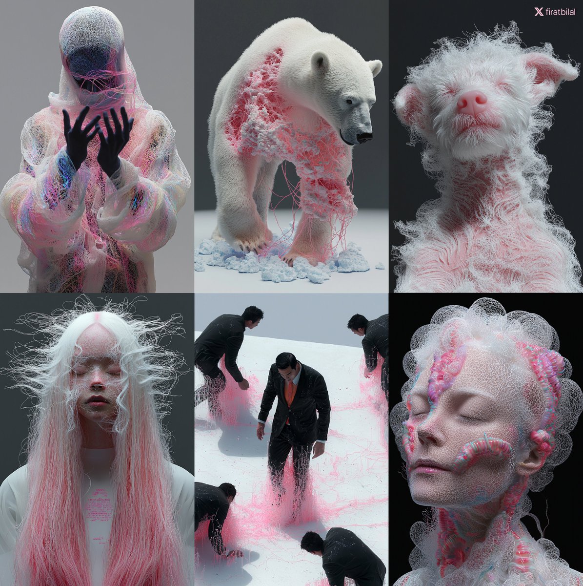 New obsession unlocked! 🤩
MJ Explore Page Discovery //6 👀

--sref 234156073 2080085287 4270736322 290774018 --ar 2:3 --chaos 7 --stylize 409 --sw 410 --quality 2 --p