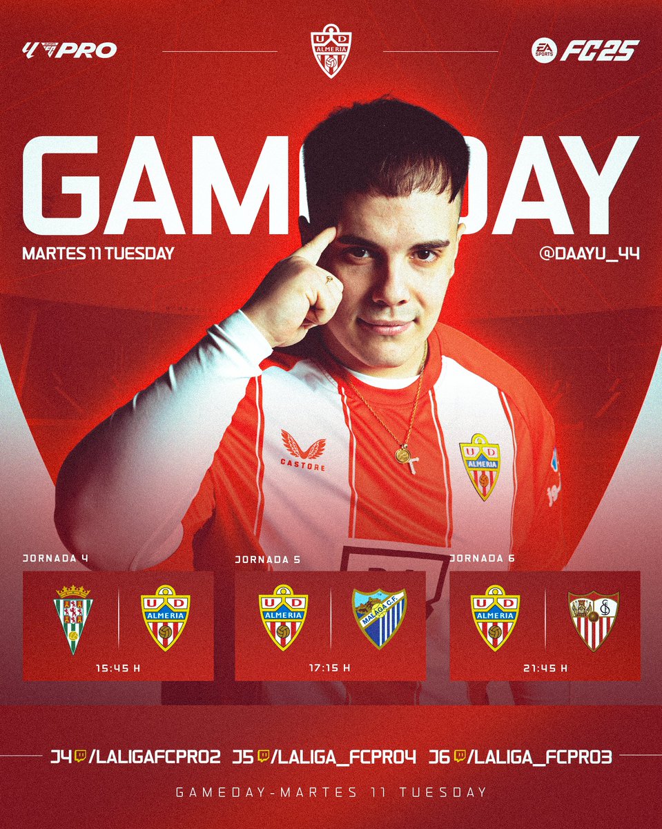 🤩 ¡Sigamos soñando en grande en la #LALIGAFCPro!

👊 <a href="/daayu_44/">Dani</a> promete dar mucha guerra en la semana 2 de <a href="/LALIGA_FCPro/">LALIGA FC Pro</a> 

¡VAMOS CON TODO! 🙌❤️🤍