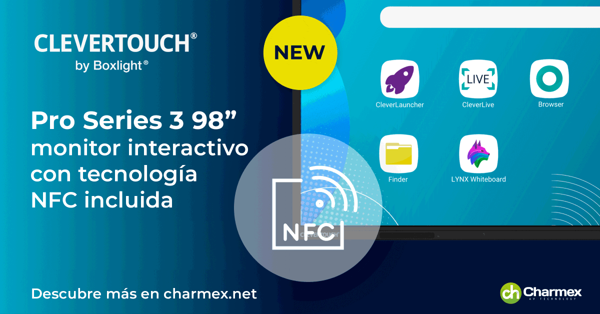 CharmexInt's tweet photo. 🚀Gran tamaño. Máximo potencial 🚀Conoce la Pro Series 3 98" de @myClevertouch  

La solución de monitor interactivo diseñada para una colaboración perfecta en cualquier espacio de reunión. Con conectividad superior, interacción 4K ultrarresistente y un sonido que llena la sala https://t.co/q0PaFJ96Ow