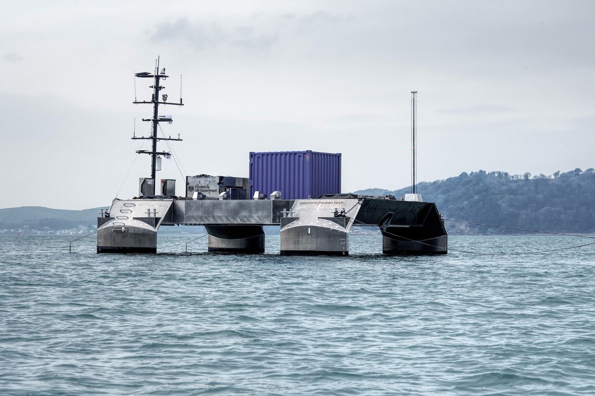 USV PIONEER has been turning a few heads in Plymouth Sound as she progresses through her test, trials and evaluation phases ahead of demonstrations starting later this month.

Unseasonably good weather in Plymouth means conditions have been favourable but we are looking forward