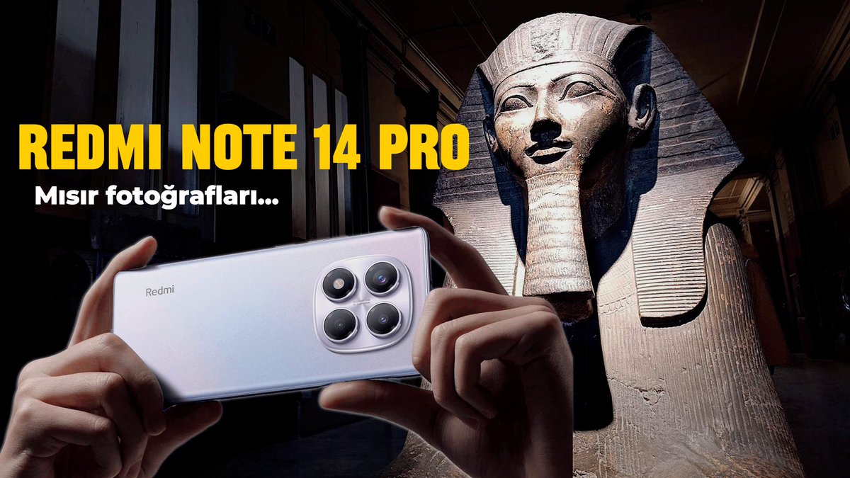 Ömer Serkan Bakır (@osbakir) on Twitter photo Orta segmentte yer alan Redmi Note 14 Pro ile Mısır’da fotoğraflar çektik. Yeni modelin öne çıkan özelliklerini de konuştuğum video yayında…
youtu.be/Kn6ABr7j8xA?si…
<a href="/XiaomiTurkiye/">Xiaomi Türkiye</a> #işbirliği Orta segmentte yer alan Redmi Note 14 Pro ile Mısır’da fotoğraflar çektik. Yeni modelin öne çıkan özelliklerini de konuştuğum video yayında…
youtu.be/Kn6ABr7j8xA?si…
<a href="/XiaomiTurkiye/">Xiaomi Türkiye</a> #işbirliği