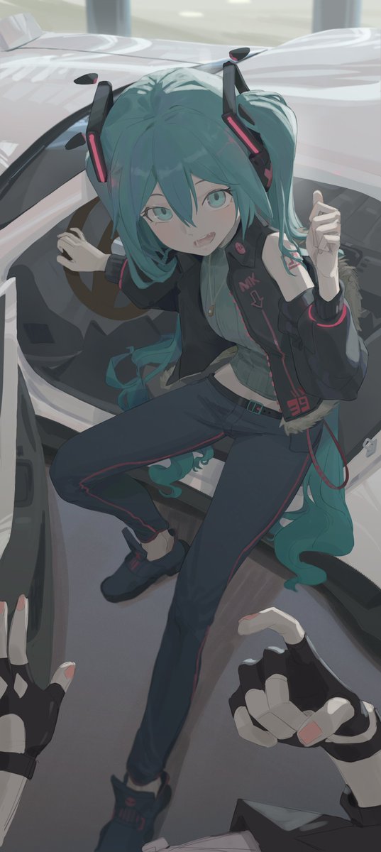 Mayoi8943's tweet image. #ミクの日  #初音ミク 
Night drive with NEKO#ΦωΦ