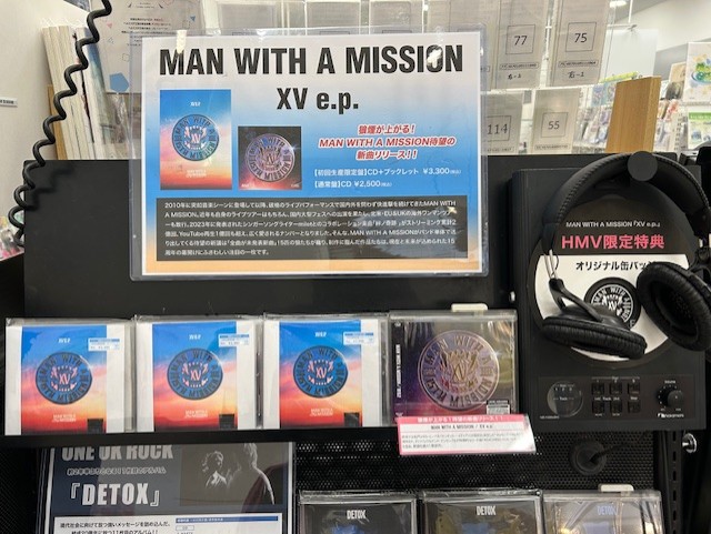 MAN WITH A MISSION イヤホンジャックピンバッジ Tokyo Tanaka & Jean