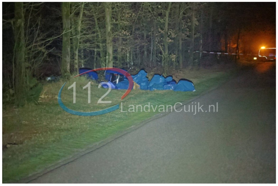 Twee aanhoudingen na drugs dumping Overloon