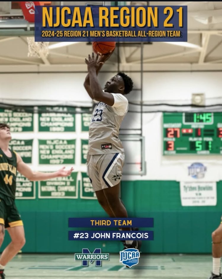 Massasoit CC Basketball (@massasoitmbb) on Twitter photo Congrats to Freshman John Francois on being named 3rd team all region. Half way to 1K already. Will be a huge year for him next season. <a href="/BrocktonSports/">Brockton Enterprise sports</a> Congrats to Freshman John Francois on being named 3rd team all region. Half way to 1K already. Will be a huge year for him next season. <a href="/BrocktonSports/">Brockton Enterprise sports</a>