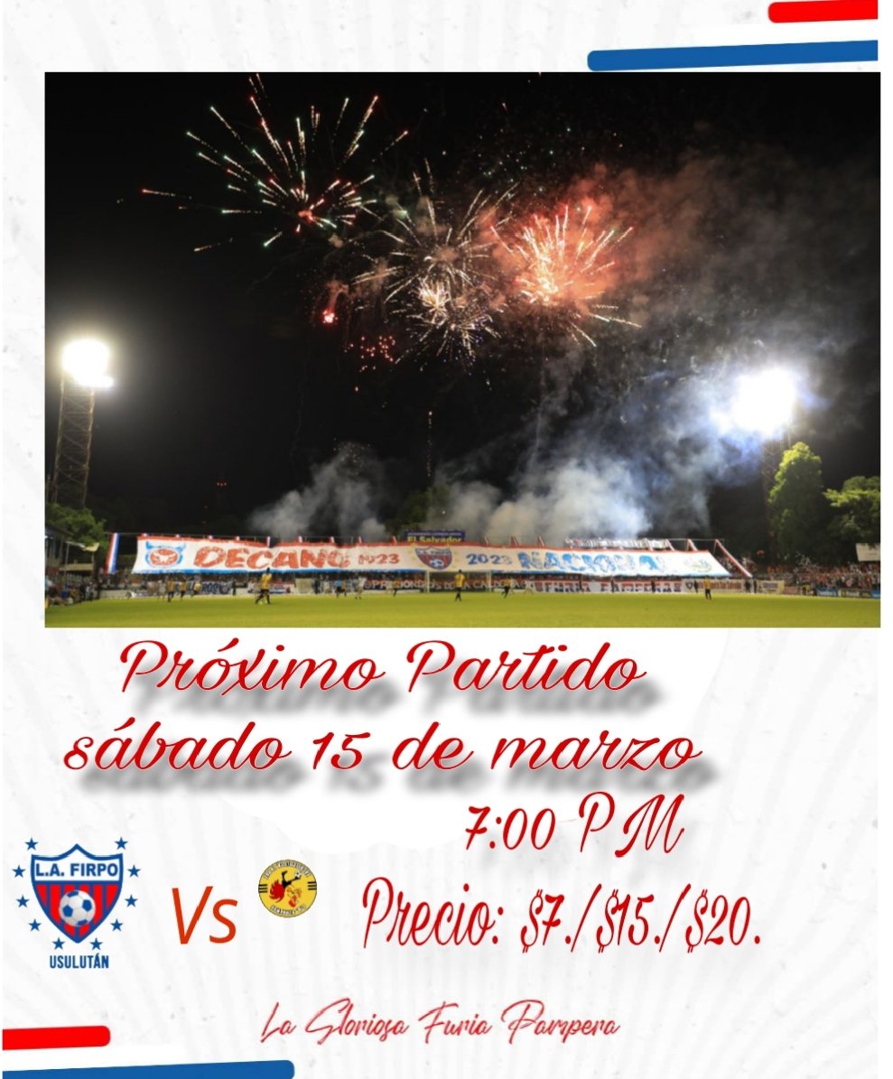 𝑺𝑰𝑮𝑼𝑰𝑬𝑵𝑻𝑬 𝑱𝑶𝑹𝑵𝑨𝑫𝑨
Empieza la segunda vuelta, El objetivo tiene que ser claro 
𝐄𝐥 𝐂𝐚𝐦𝐩𝐞𝐨𝐧𝐚𝐭𝐨 🏆 Eso debe coronar el buen trabajo que se está haciendo hasta el momento
𝐋𝐀 𝐂𝐀𝐋𝐃𝐄𝐑𝐀 𝐄𝐒 𝐋𝐀 𝐑𝐔𝐓𝐀