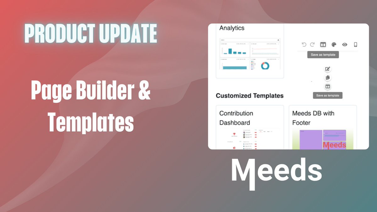 🚀 New in Meeds: Effortless Page Design &amp; Reusability!

Tired of rebuilding the same pages over and over? With Page Templates, Section Templates, &amp; Application Styling, designing consistent, scalable pages is easier than ever.

Read the full update 👉 medium.com/meeds-dao/effo…