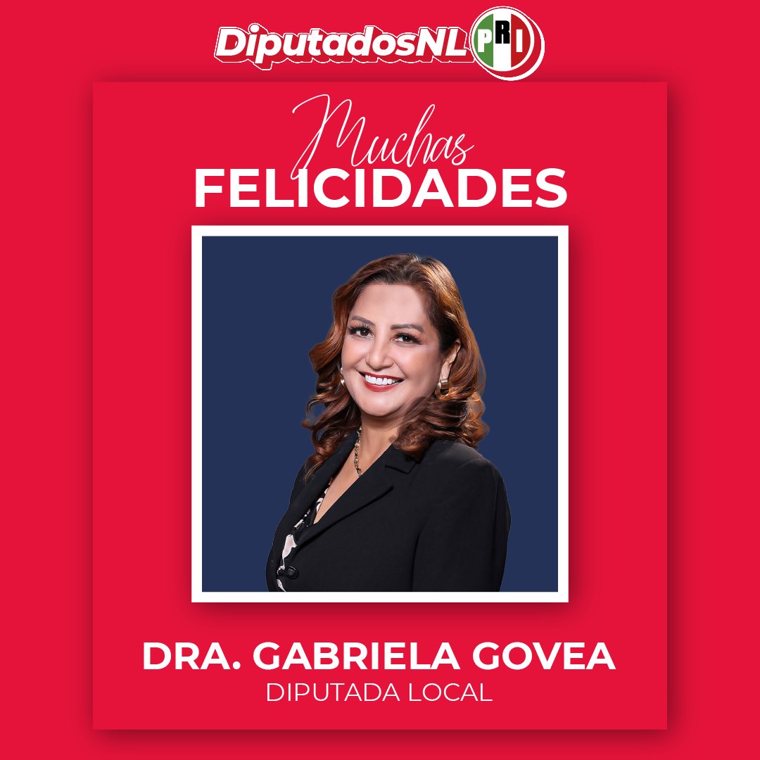 ¡Feliz cumpleaños Diputada Gabriela Govea! 🥳🎂

Que disfrute mucho este día en compañía de familiares y amigos.

¡Nuestros mejores deseos siempre! ✨🎁🎈