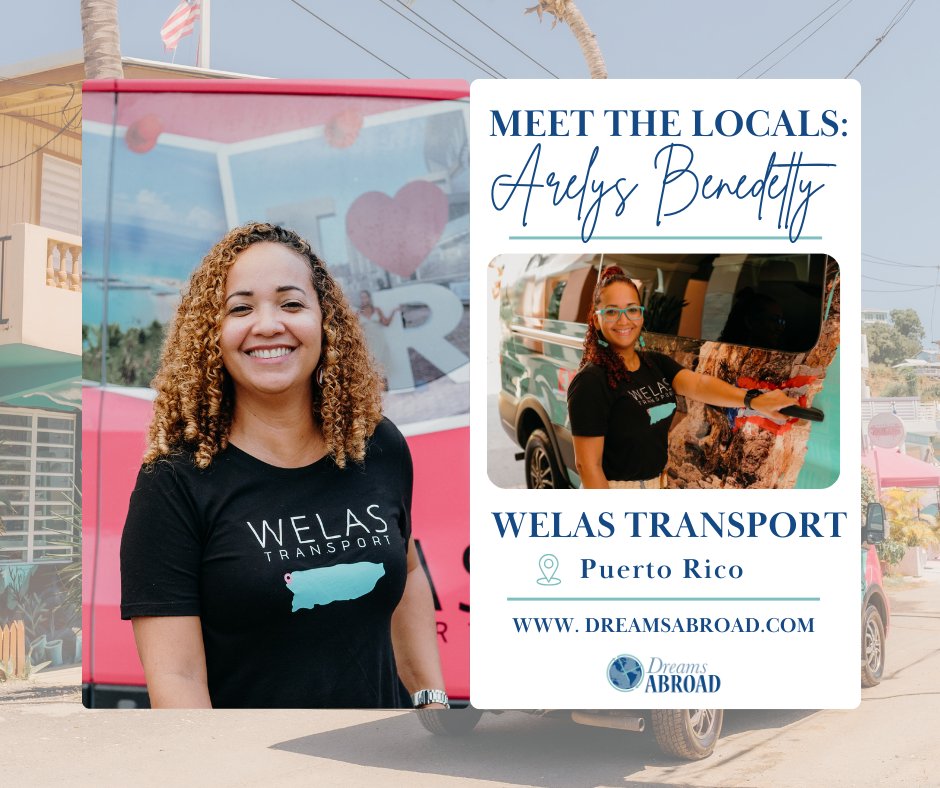In our new feature story, Rachel King talks with @Welastransport’s Arelys Benedetty about how she mapped out a new route for personal and professional enrichment in Puerto Rico. Read more here: bit.ly/4iDyPGO.

#DreamsAbroad #DiscoverPuertoRico