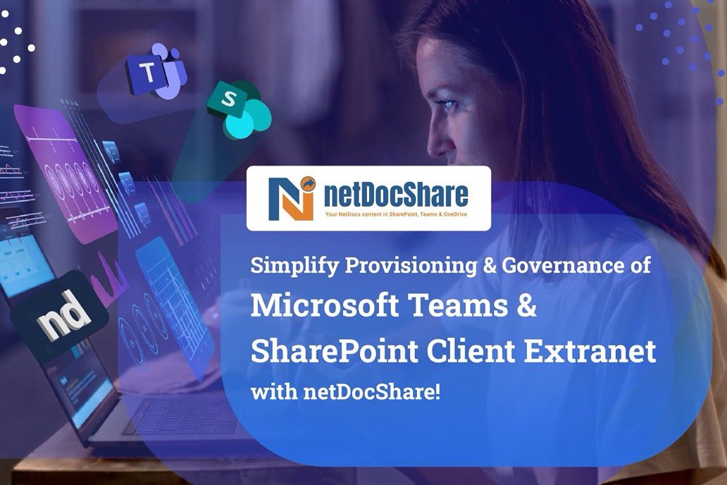 Unlock Seamless Collaboration with netDocShare Provisioning!

📅 Date: 30th April 2025
⏰ Time: 11 AM ET
📍 Register Now: netdocshare.com/streamline-tea…
 
#LegalTech #NetDocuments #MicrosoftTeams #SharePoint #netDocShare #Webinar