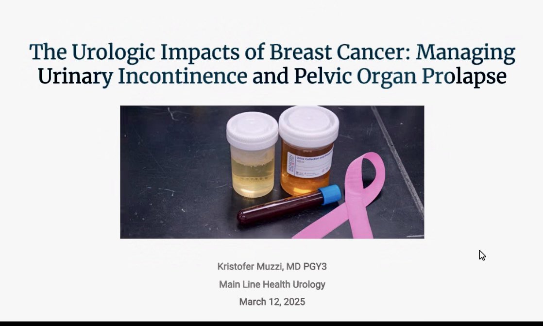 Larry Belkoff (@lash7587) on Twitter photo Phenomenal Surgical Grand Rounds lecture <a href="/mainlinehealth/">Main Line Health</a> Surgery Department by <a href="/KristoferMuzzi/">Kristofer Muzzi</a> on “ the Urologic Impact of Breast Cancer: Managing Urinary Incontinence & Pelvic Organ Prolapse” <a href="/mlhurology/">Main Line Health Urology</a> <a href="/MDLUrology/">MidLantic Urology</a> <a href="/mainlinehealth/">Main Line Health</a> Phenomenal Surgical Grand Rounds lecture <a href="/mainlinehealth/">Main Line Health</a> Surgery Department by <a href="/KristoferMuzzi/">Kristofer Muzzi</a> on “ the Urologic Impact of Breast Cancer: Managing Urinary Incontinence & Pelvic Organ Prolapse” <a href="/mlhurology/">Main Line Health Urology</a> <a href="/MDLUrology/">MidLantic Urology</a> <a href="/mainlinehealth/">Main Line Health</a>