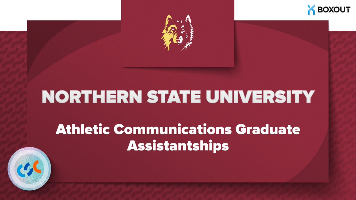 🚨JOB POSTING🚨

<a href="/WolvesAthletics/">#GoWolves</a> - Athletic Communications Graduate Assistantships

…center.collegesportscommunicators.com/jobs/21126210