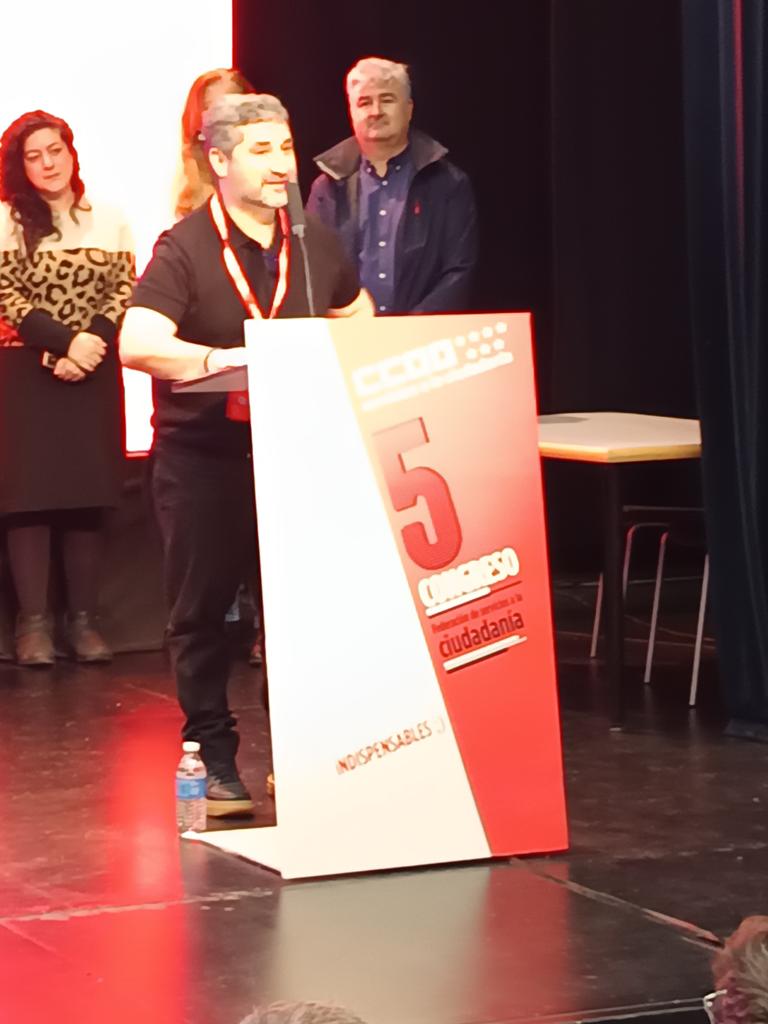 Se ha elegido a José Ignacio González Sánchez como nuevo Secretario General de CCOO FSC Madrid. #irreductibles #indispensables