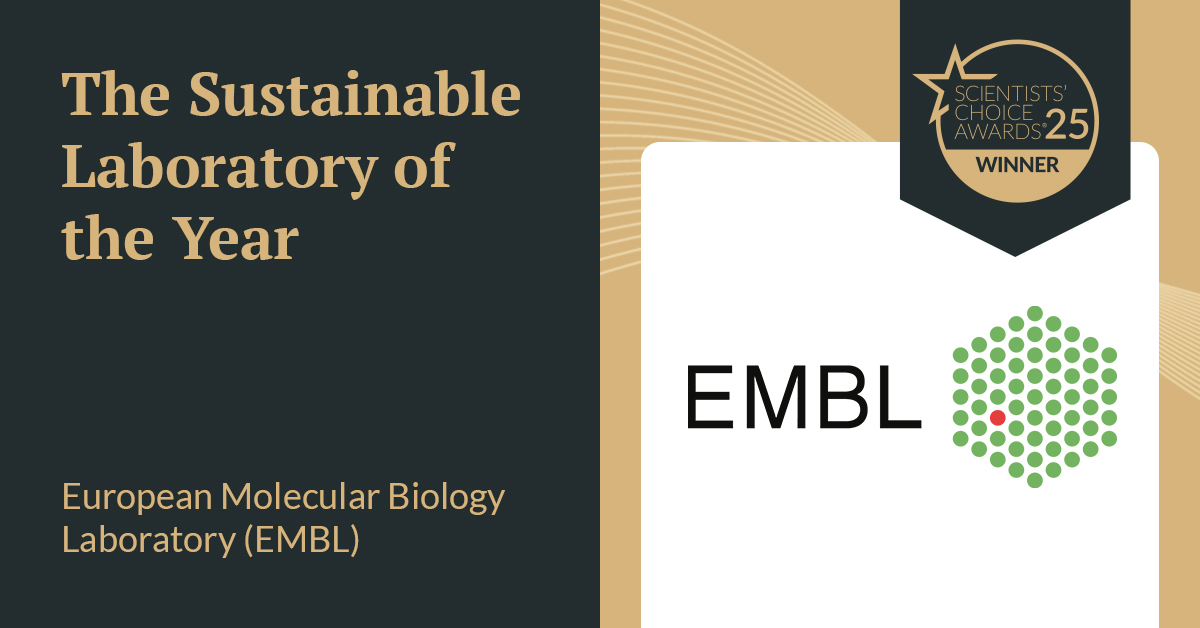 We are really proud of this one 😊
🏆Winner of the #ScientistsChoiceAwards 2025 Sustainable Laboratory of the Year. 
Thanks so much to the lovely person who nominated us and to everyone who voted. 
selectscience.net/article/sustai…