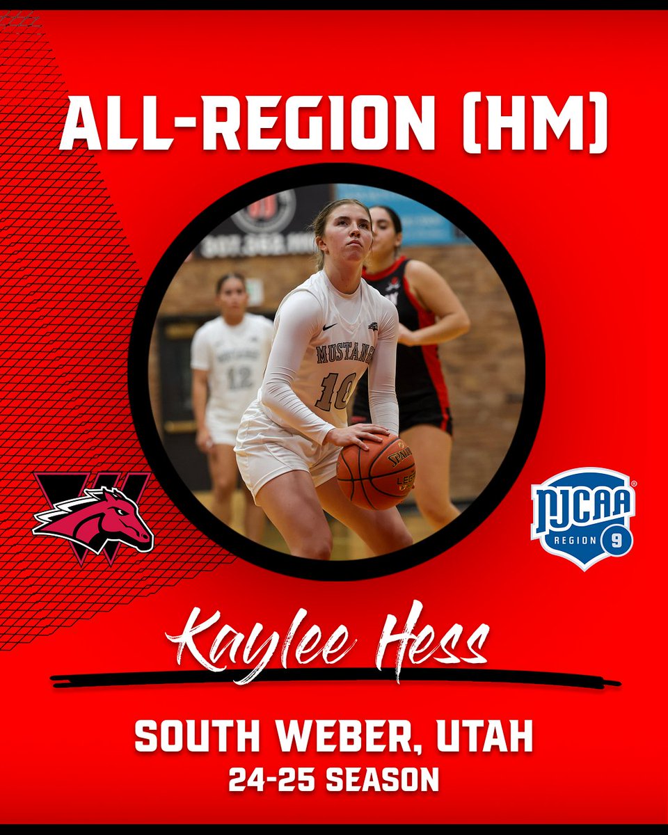 Congratulations to freshman guard @kayleehess10 on being an Honorable Mention for the All-Region 9 North Team for the 24-25 season! 🥳

#PonyUp 🐴