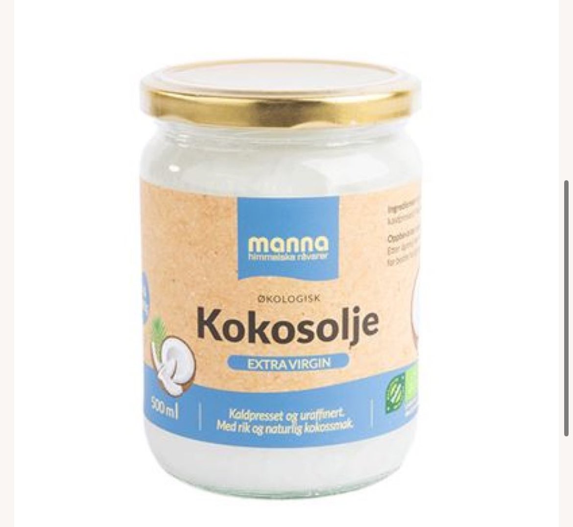 ⚠️ Tilbaketrekking - Norganic AS trekker tilbake Manna Økologisk Kokosolje etter funn av mugg.
🔗 Les mer her: mattilsynet.no/tilbaketrekkin…

#tilbaketrekking