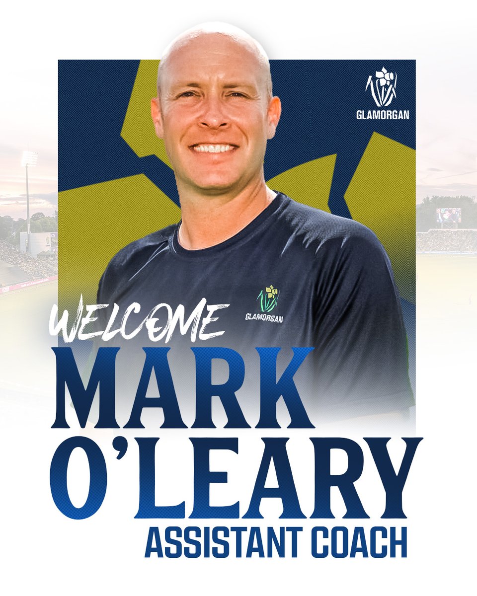 OFFICIAL: Glamorgan CCC is delighted to welcome Mark O'Leary as the Men's Assistant Coach. Croeso Mark! 🙌

🔗 bit.ly/41VH23G

#OhGlammyGlammy