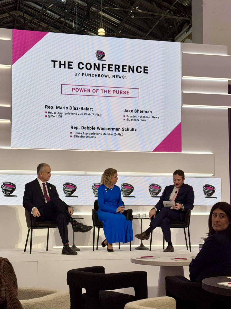 Steve (@schwab_s) on Twitter photo Spending the morning with two of the Hill's most senior appropriators <a href="/MarioDB/">Mario DĂaz-Balart</a> and <a href="/RepDWStweets/">Rep. Debbie Wasserman Schultz</a> at <a href="/PunchbowlNews/">Punchbowl News</a> The Conference debating the CR on the table today. <a href="/JakeSherman/">Jake Sherman</a> moderating a crossfire style debate on this huge government funding bill. Spending the morning with two of the Hill's most senior appropriators <a href="/MarioDB/">Mario DĂaz-Balart</a> and <a href="/RepDWStweets/">Rep. Debbie Wasserman Schultz</a> at <a href="/PunchbowlNews/">Punchbowl News</a> The Conference debating the CR on the table today. <a href="/JakeSherman/">Jake Sherman</a> moderating a crossfire style debate on this huge government funding bill.
