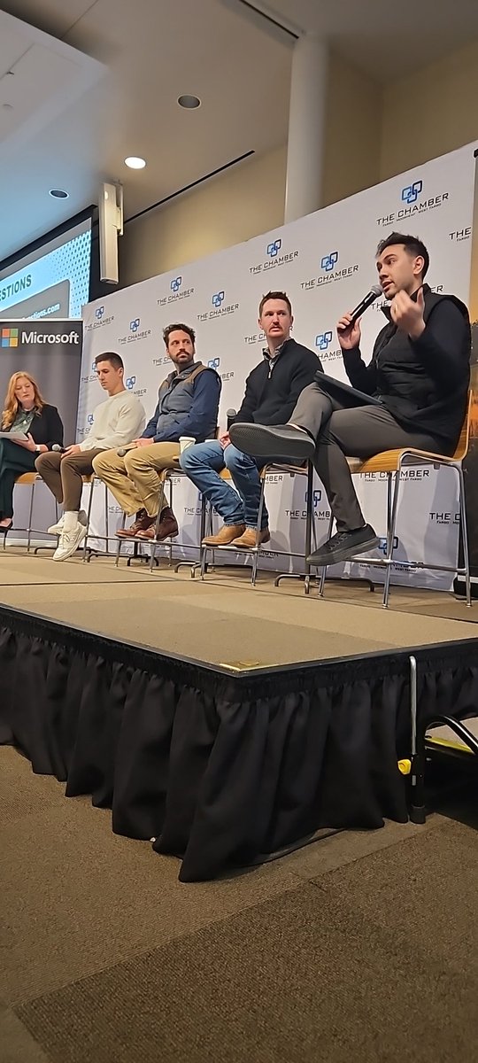 At The Pulse this morning talking about Artificial Intelligence and what/how to use it. Great information and a great panel! 
<a href="/FMWFChamber/">FMWF Chamber</a>
@XcelEnergy