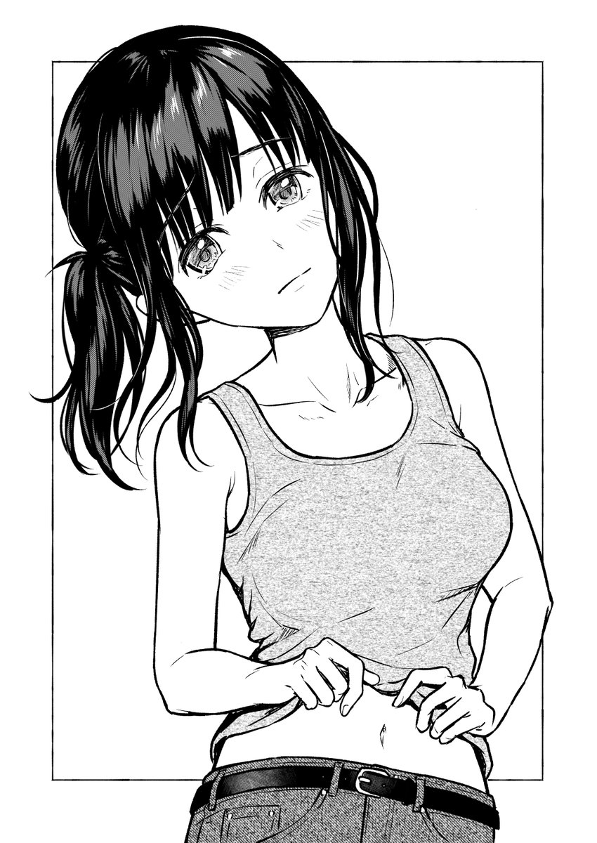 2時間イラストメイキング
構想・ラフ兼下書き41分、線画55分、仕上げ31分
計2時間7分 