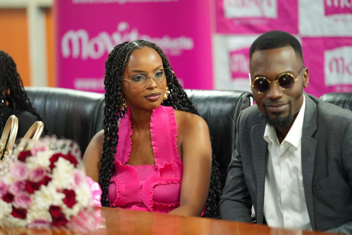 movit_ug's tweet image. She’s here! Our Movit brand ambassador @babygloriamusic has just arrived with her fiancé. Love and excitement are in the air! 🎉

#AllDayConfindence